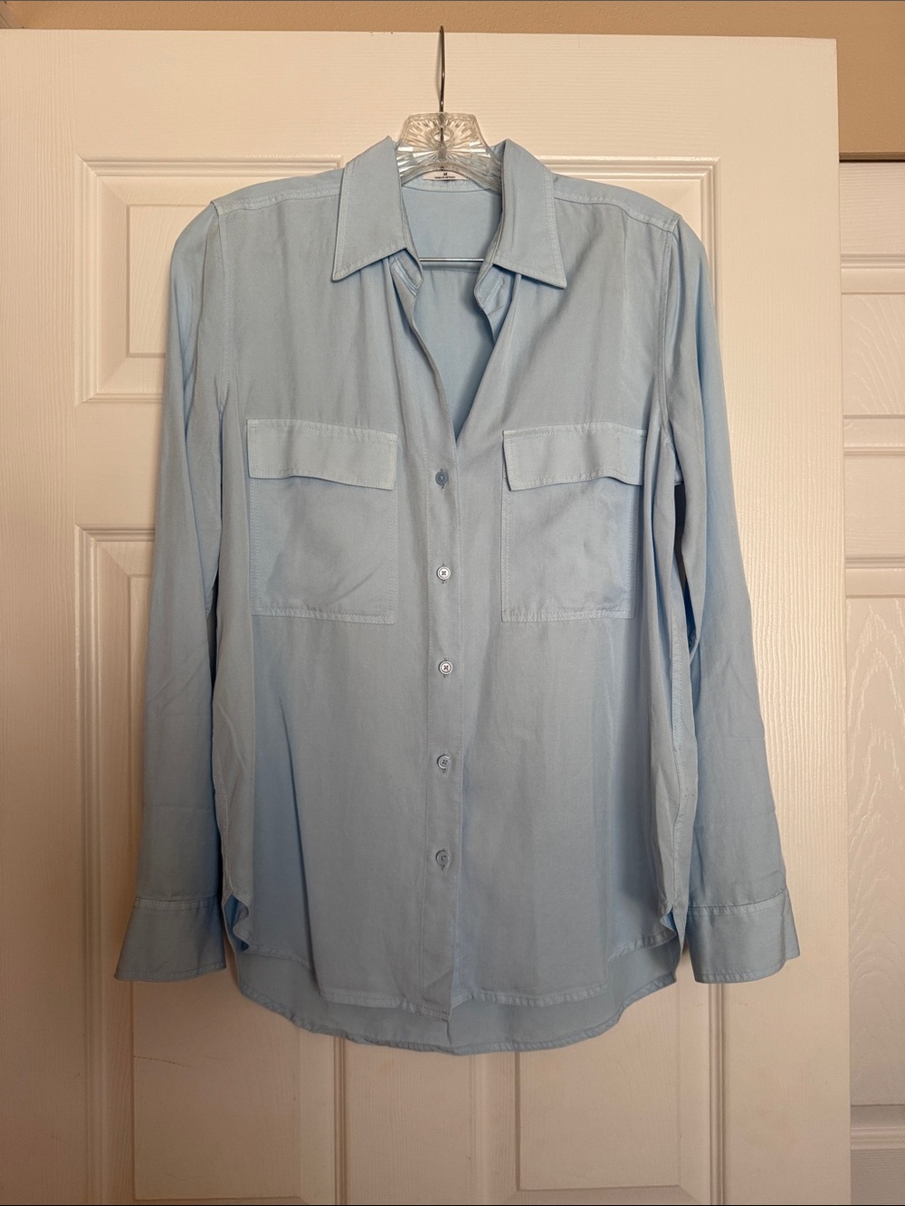 Aritzia Babaton Blue Utility Button Down XS